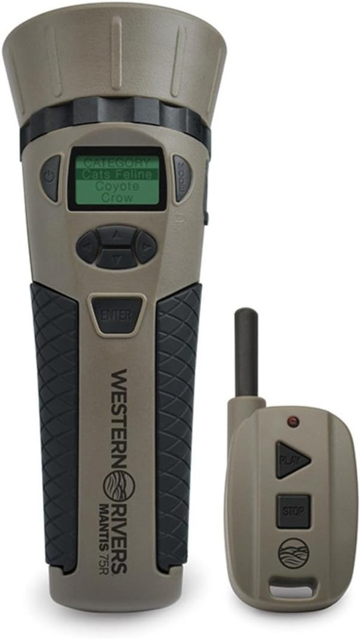 Western Rivers Mantis 75R Compact Handheld Electronic Game Call W/ Remote Western Rivers Mantis 75R Compact Handheld Electronic Game Call W/ Remote
