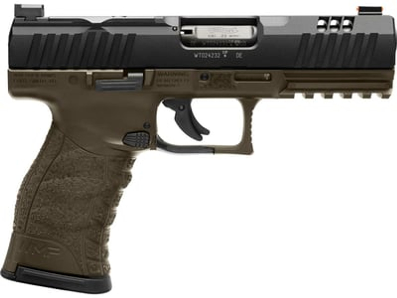 Walther 5220307 WMP Military 22 WMR 15+1 4.50" BBL OD Green Optic Ready