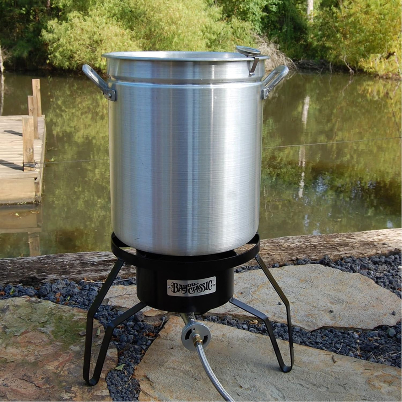 Bayou Classic 42-qt Aluminum Grand Gobbler Turkey Fryer Vented Lid 4225