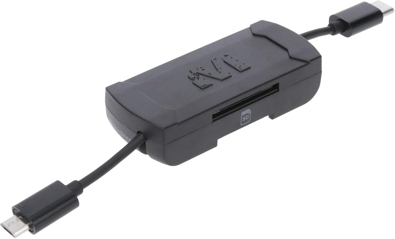 MUDDY 2-In-1 Memory Card Reader Micro USB & USBC On-The-Go Devices