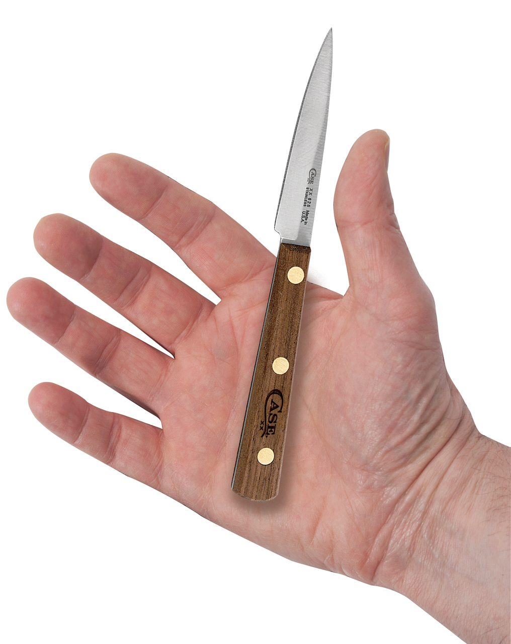 Case XX Household Cutlery 3" Spear Point Paring Knife Solid Walnut Handle