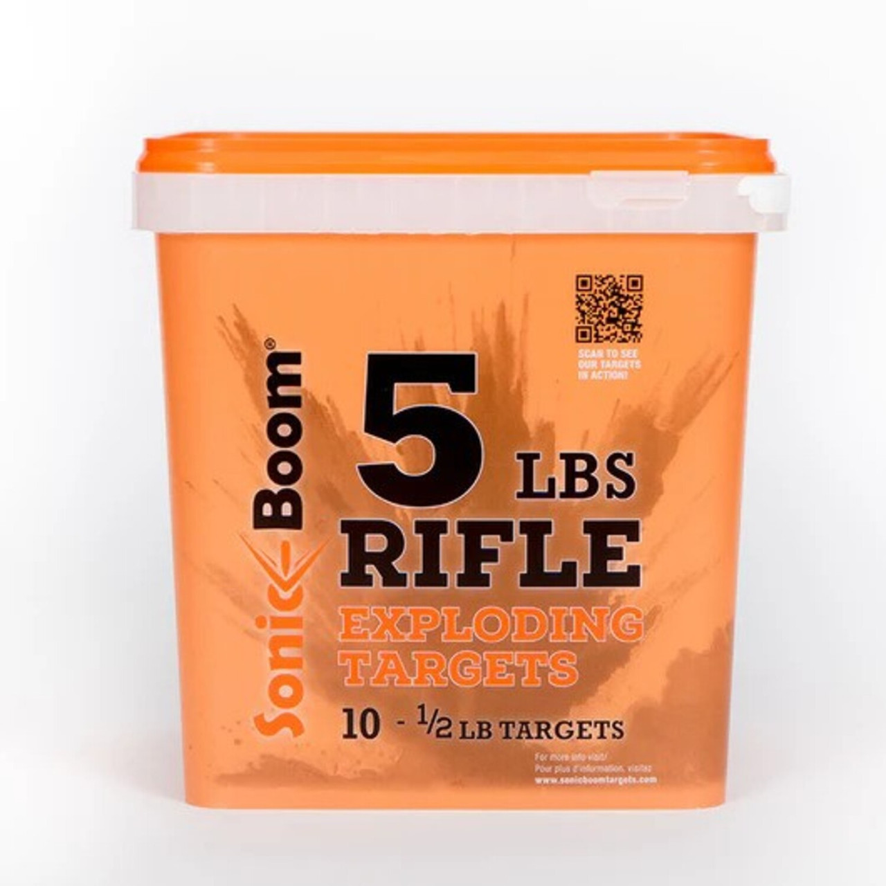 Sonic Boom 5Lb Bucket 10-1/2lb Rifle Exploding Targets - SBTHP10P Sonic Boom 5Lb Bucket 10-1/2lb Rifle Exploding Targets - SBTHP10P