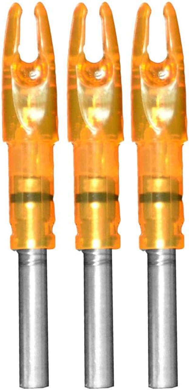 Lumenok Signature S Lighted Arrow Nock HD Orange 3 Pack NEW