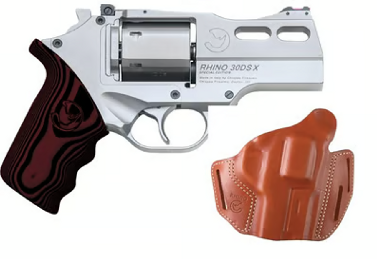 Chiappa Firearms Rhino 30DSX Special Edition 357Mag SS 3" BBL G10 Black/Red
