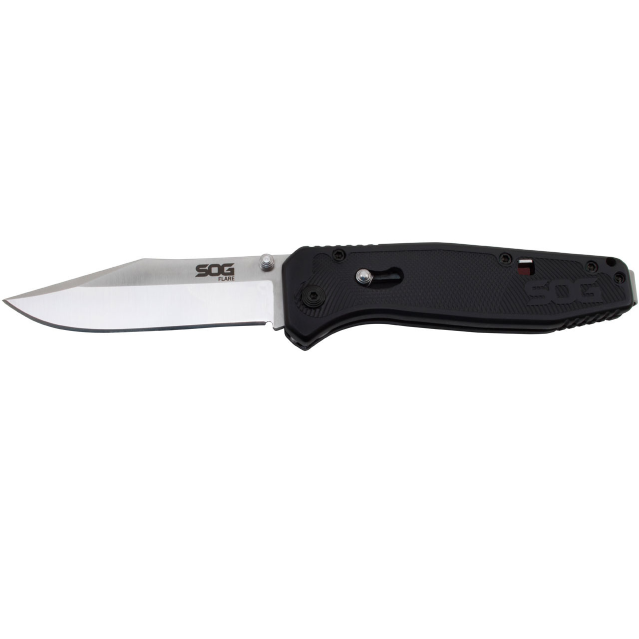 SOG Flare Folding & Pocket Knife Assisted Opening 3.5" Straight Edge Blade SOG Flare Folding & Pocket Knife Assisted Opening 3.5" Straight Edge Blade