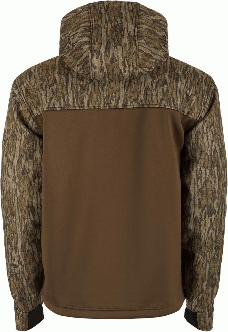 Drake MST Hole Shot Hooded Windproof Eqwader Full Zip Bottomland X-Large
