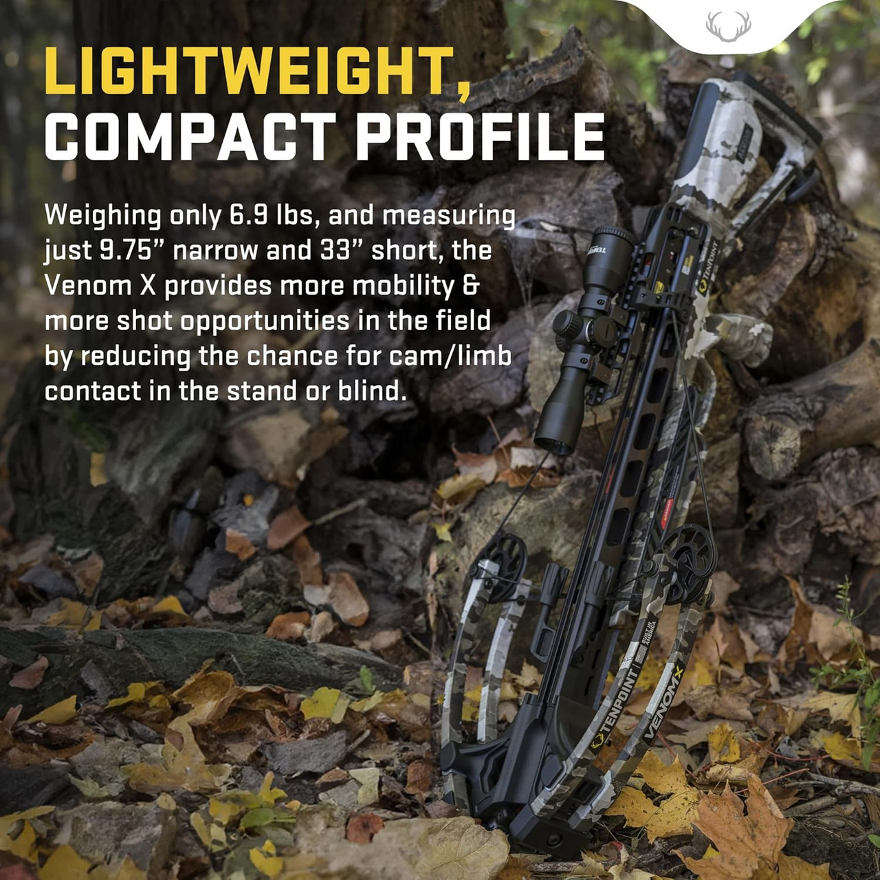 TenPoint VenomX Crossbow Lightest ACUSlide Bow W/ Illuminated Scope MOSS TenPoint VenomX Crossbow Lightest ACUSlide Bow W/ Illuminated Scope MOSS
