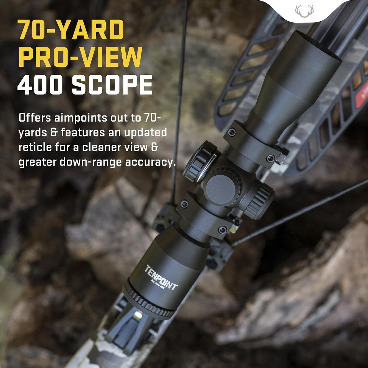 TenPoint Titan 400 Crossbow W/ ACUdraw Silent & Pro-View Scope - Vektra