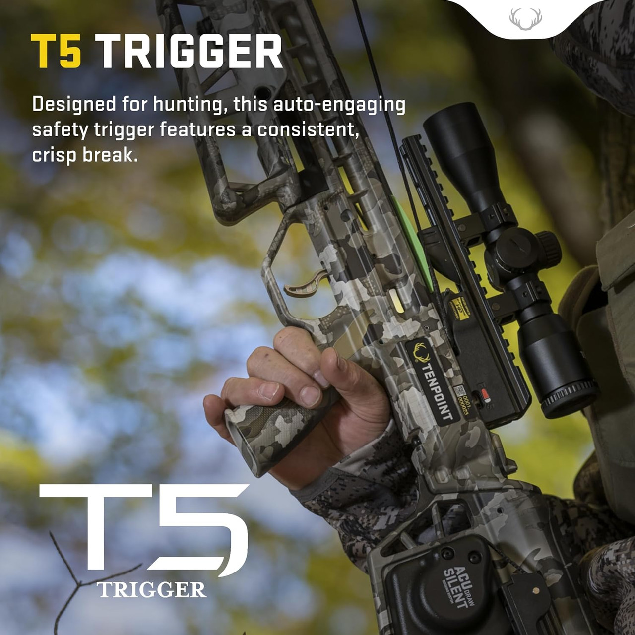 TenPoint Titan 400 Crossbow W/ ACUdraw Silent & Pro-View Scope - Vektra