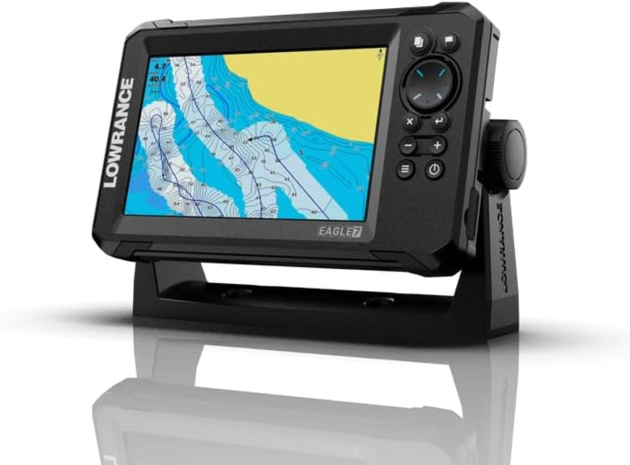 Lowrance Eagle 7" W/ TripleShot HD Transducer Fish Finders W/ IPS Screen Lowrance Eagle 7" W/ TripleShot HD Transducer Fish Finders W/ IPS Screen