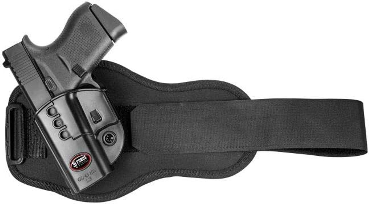 Fobus Left Hand Ankle Holster for Glock 43 - Black - GL43NDALH USED