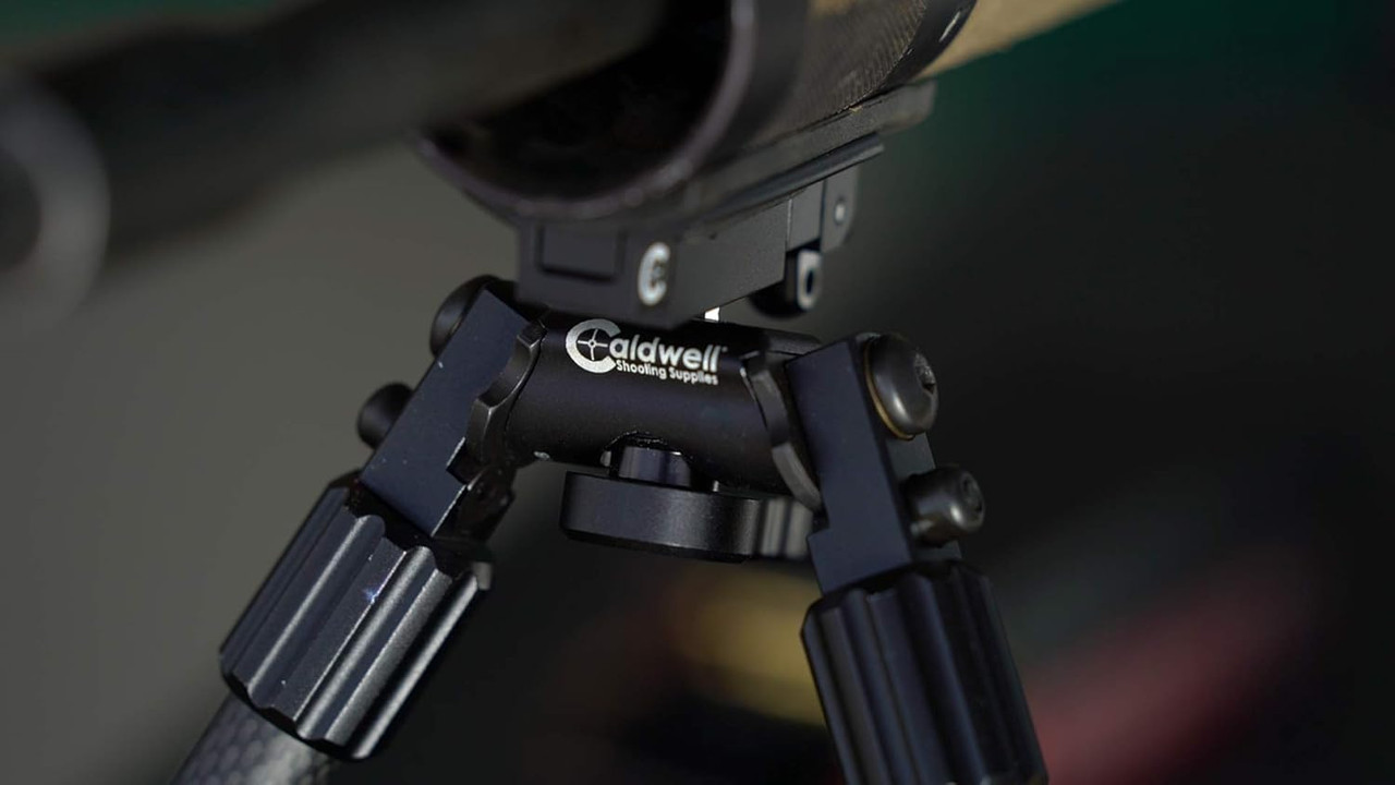 Caldwell Accumax Premium Carbon Fiber M-Lok/KeyMod Bipod 9" To 13" Black