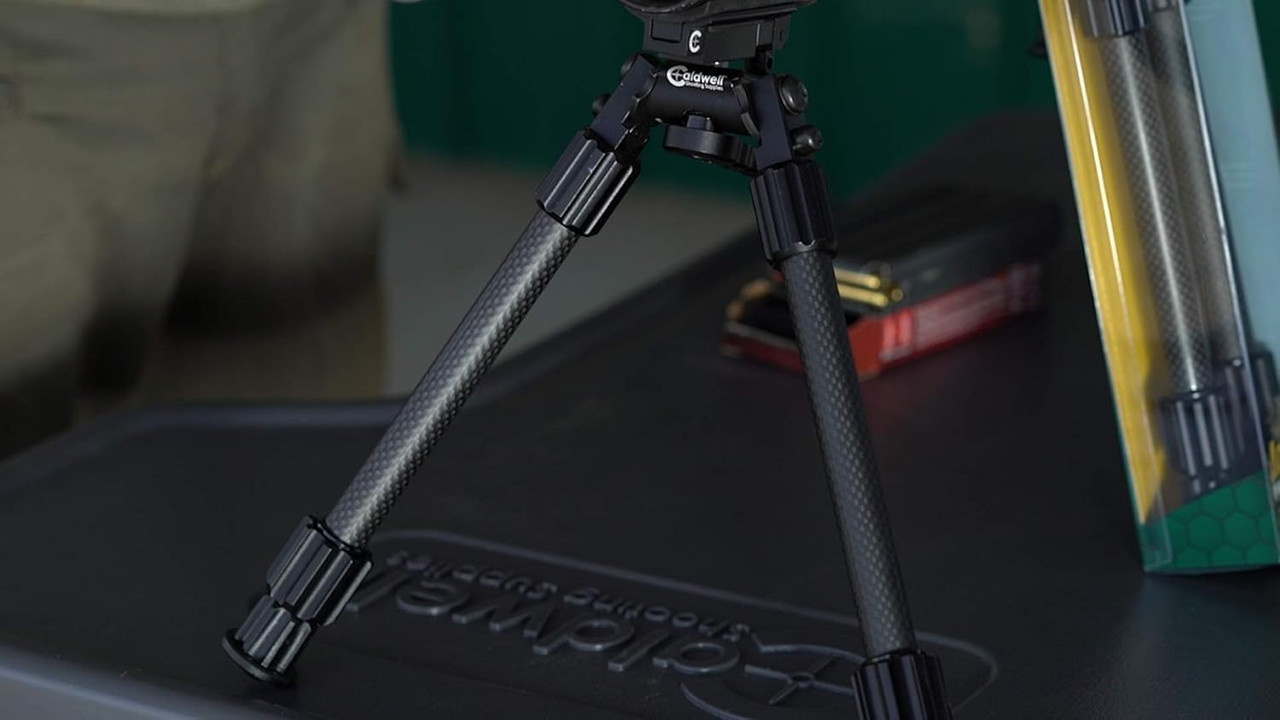 Caldwell Accumax Premium Carbon Fiber M-Lok/KeyMod Bipod 9" To 13" Black
