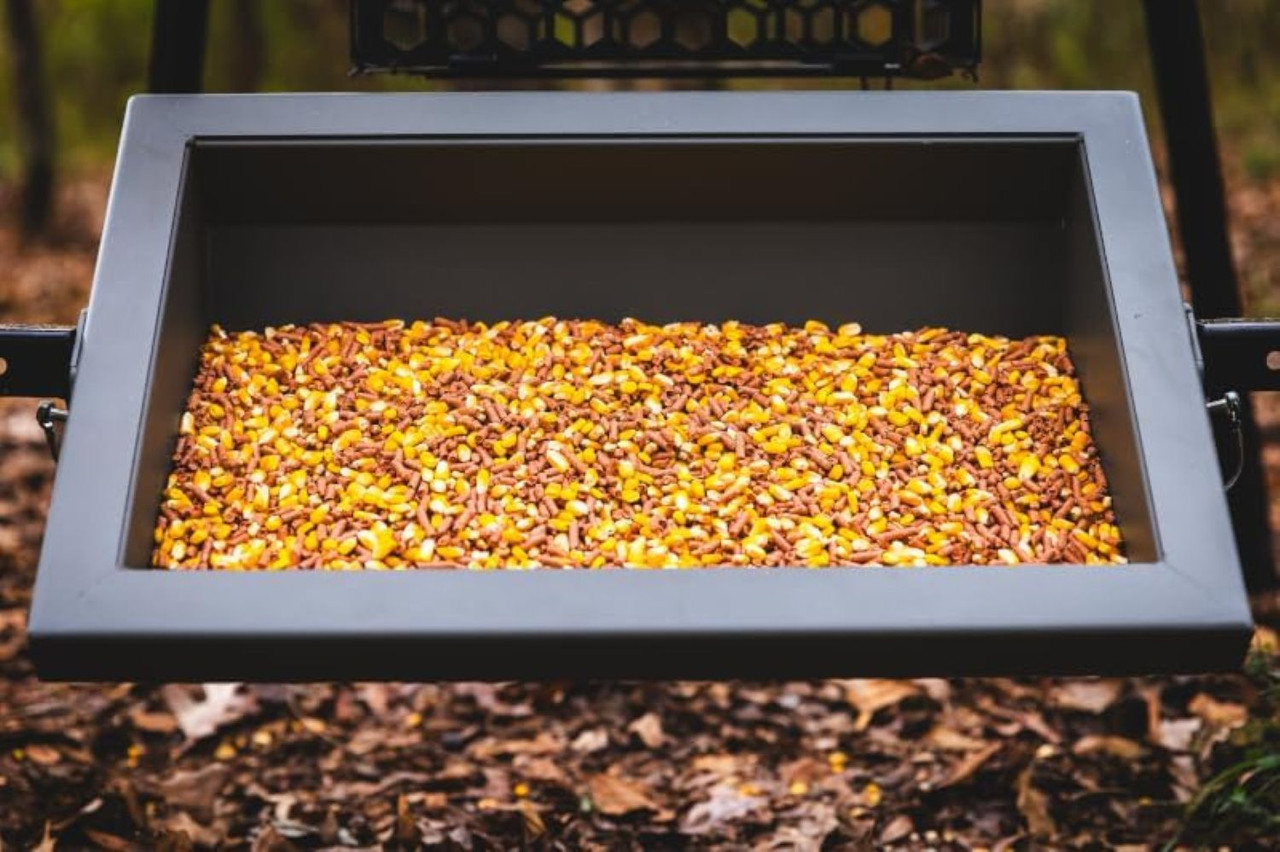 Moultrie Ranch Series Axis Trough W/ Drain Holes To Prevent Water Pooling Moultrie Ranch Series Axis Trough W/ Drain Holes To Prevent Water Pooling