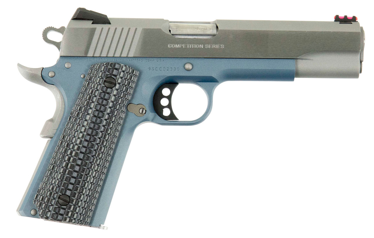 Colt O1072CCSBT Competition Government 9mm 9+1 5" BBL SS Blue Titanium G10