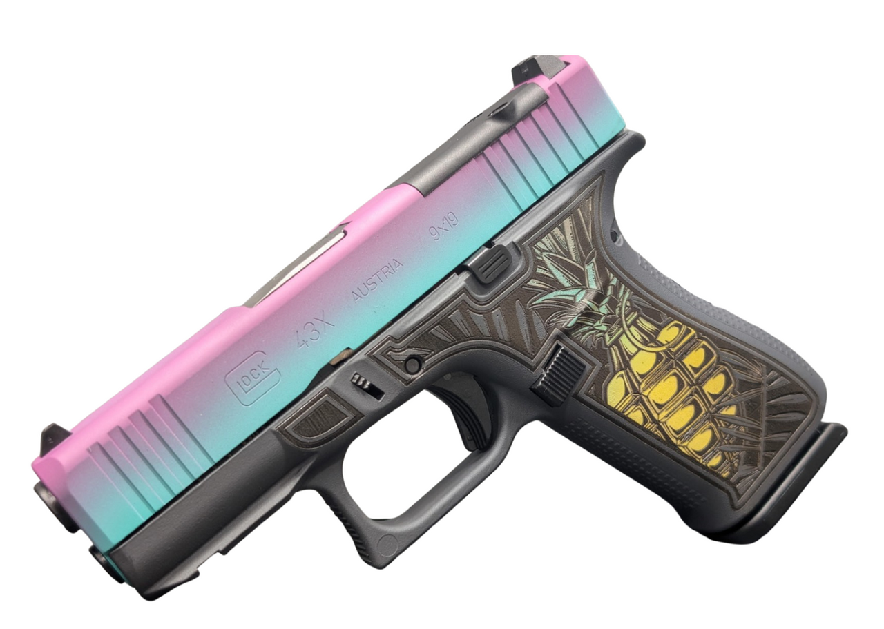 Glock 43X Tacticaloha MOS FS 9MM 3.39" BBL FXD 5.5lb 10+1 PX43XMOS-ALOHA