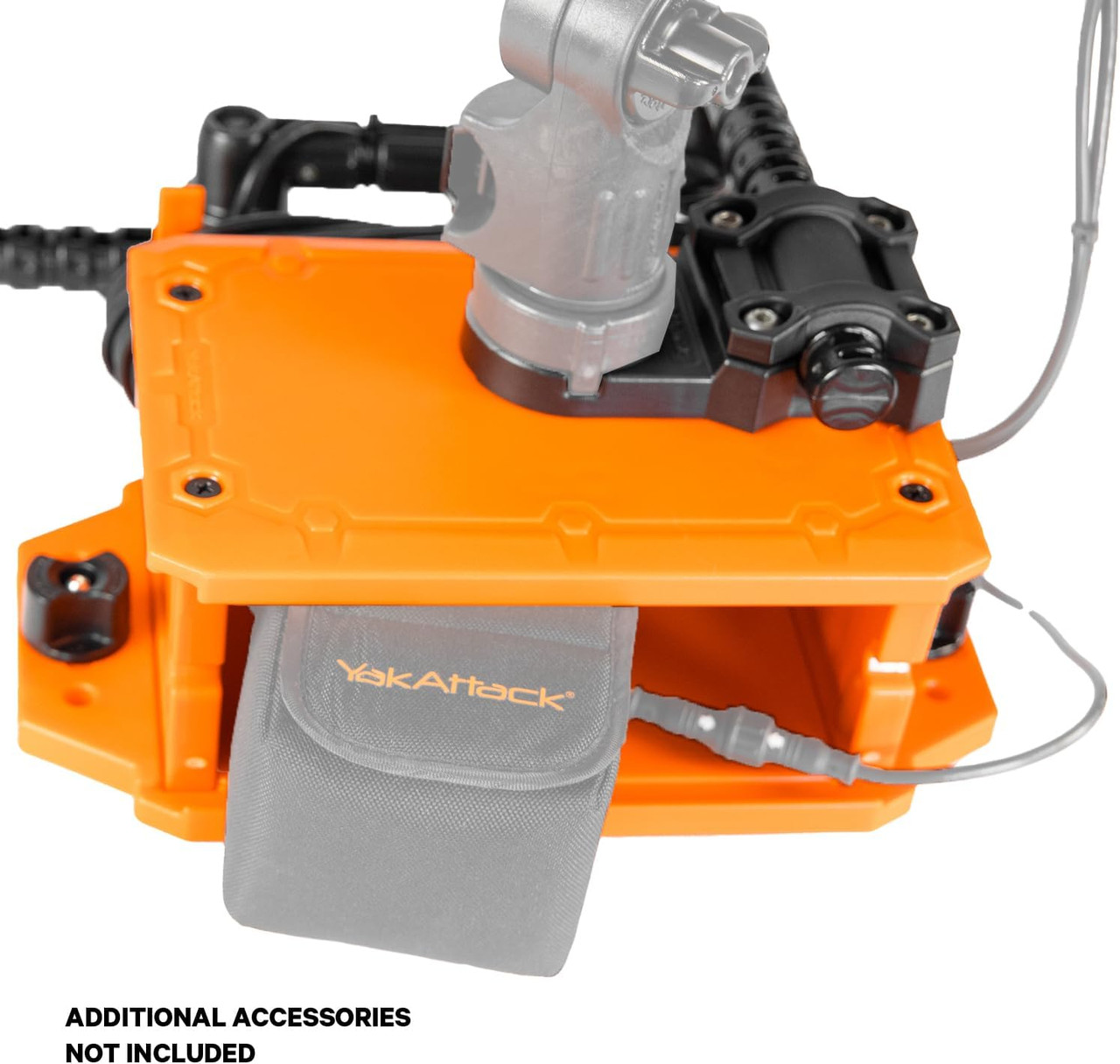 YakAttack CellBlok Battery Box & Switchblade Transducer Arm Combo Blk/Org