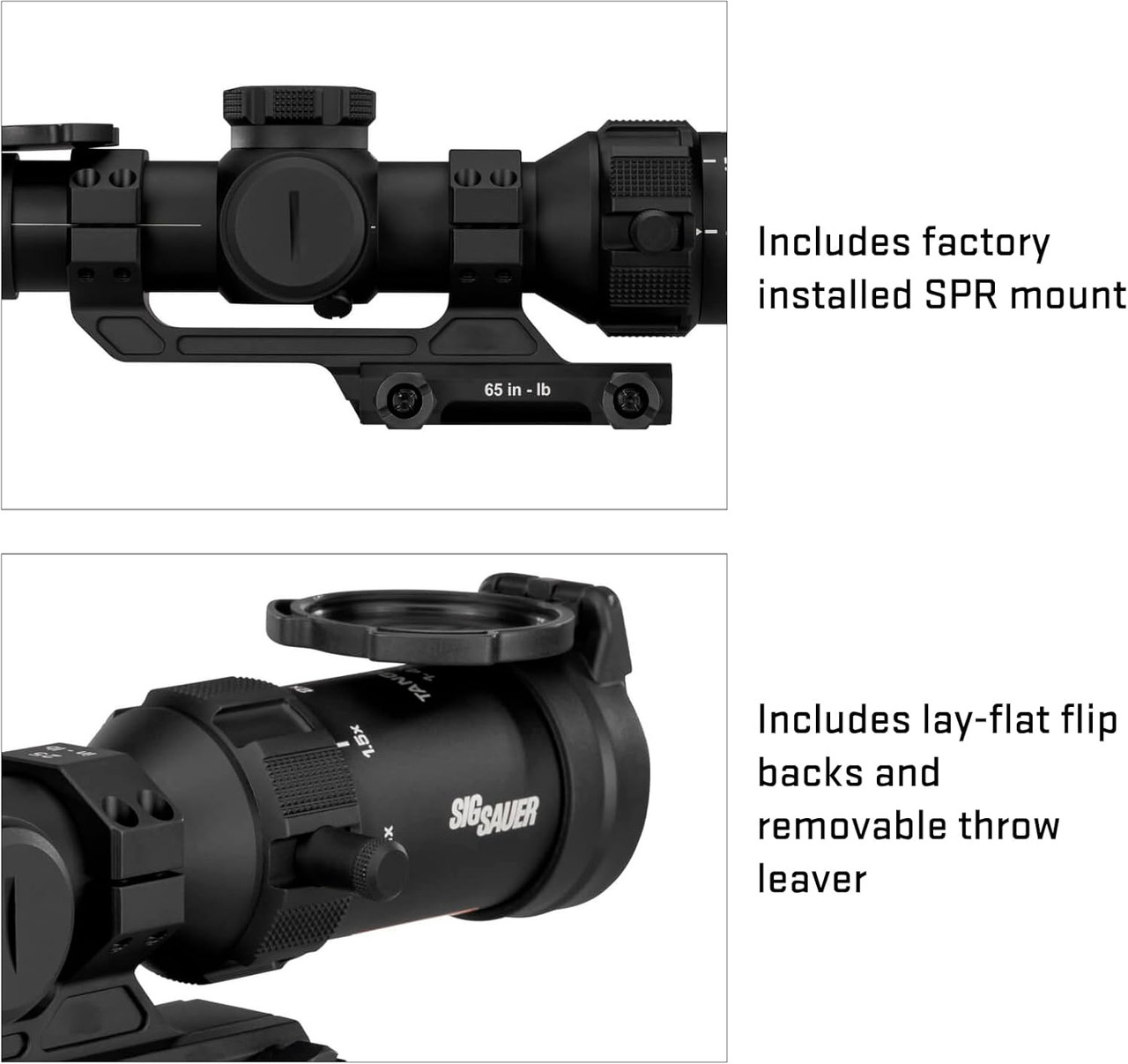 Sig Sauer Tango-SPR LPVO 1-4x24mm 30mm HELLFIRE Illumi. FL-4 Reticle Blk