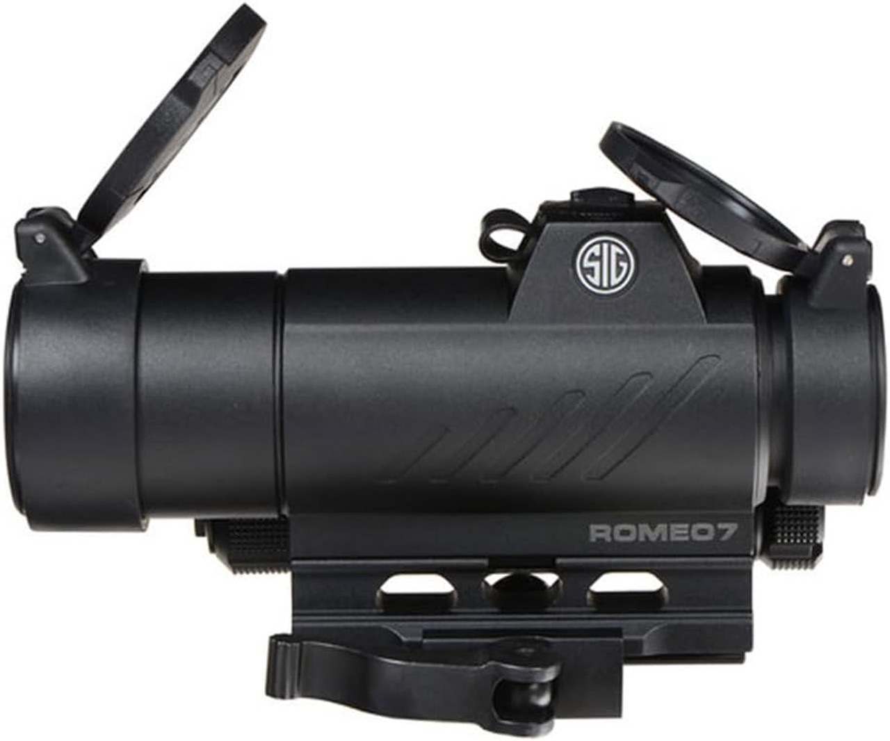 Sig Sauer Romeo 7 Full Size 2 MOA Red Dot Sight 1x30MM M1913 Dual Mount BLK