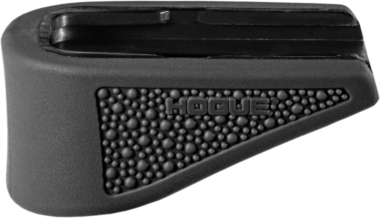 Hogue OverMolded Rubber Grip Base Pad Glock 43 9MM 6Rd Magazine Black
