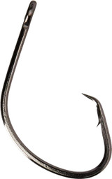 Owner Hooks Tournament Mutu Light Circle Hook Chrome Size 1 8PK 5114T-101