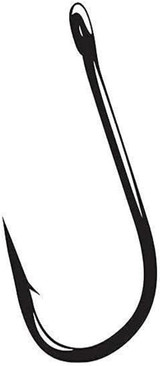 Gamakatsu Siwash Open Eye Size 5/0 Nickel Finish Pack Of 25 10015-25