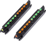 HIVIZ Model 200 Two-In-One Magnetic Base Rib Shotgun Sight Green & Orange