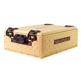 YakAttack ShortStak Solo Crate W/ Lid 13"x16" Low-Profile Desert Sand