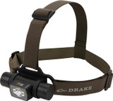 Drake EVO1000 Lumen Headlamp IP67 Light w/ Lock Mode Green Timber OSFM