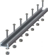 YakAttack GearTrac .90 12" Top-Loading Aluminum Mount Track Rail GTTL90-12