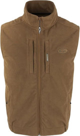 Drake Waterfowl Windproof Fleece Layering Vest - Tobacco X-Large