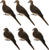 Avian X Full Body Dove Decoys 6PK 3 Resting/3 Alert - AVX-DOVE-6PK