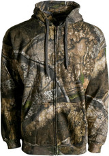 King's Camo Men's Classic Cotton Full-Zip Hoodie, RealTree APX Large