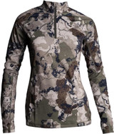 King's Camo Women's XKG Elevation 1/4 Zip Tee Long Sleeve - XK7 Large