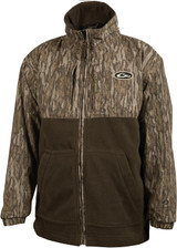 Drake Unisex Youth's MST Eqwader Full Zip Outdoor Jacket Bottomland Sz 08