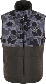Drake Waterfowl Men MST Eqwader Vest Fleeced Lined - Old School Black XL