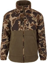 Drake Unisex Youth's MST Eqwader Full Zip Outdoor Jacket Old School Sz 10
