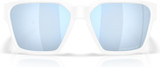 Oakley Sunglasses Briza Square Matte White/PRIZM Deep Water Polarized Sz 58