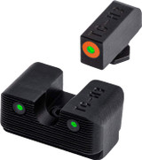 TRUGLO Tritium Pro Night Sights Compatible w/Glock High Models Orange Ring