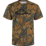 Drake Waterfowl Graphic Logo Cotton Blend T-Shirt MO Fall Foliage X-Large