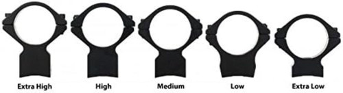 Talley 1 Inch Medium Browning X Bolt Scope Mounts Silver S940735