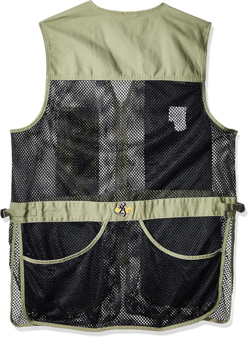 Browning Trapper Creek Shooting Vest Sage Black XL 3050265404 Browning Trapper Creek Shooting Vest Sage Black XL 3050265404