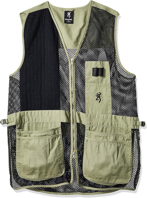 Browning Trapper Creek Shooting Vest Sage Black XL 3050265404