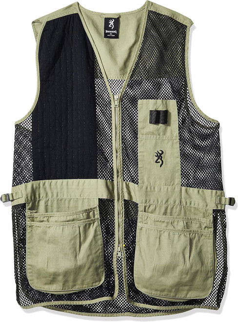 Browning Trapper Creek Shooting Vest Sage Black XL 3050265404