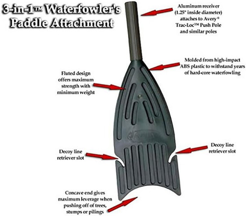 Banded Avery 3 in 1 Waterfowler's Paddle, Green - 90003
