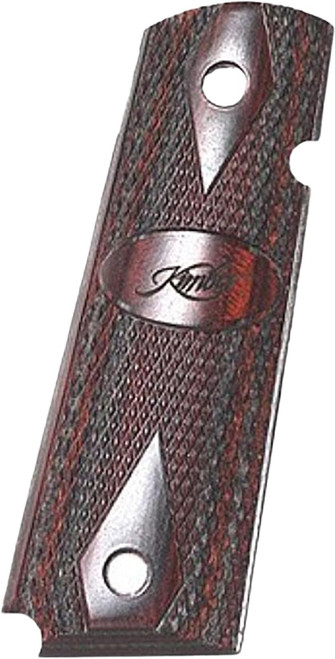 Kimber 1911 Elite Grips Charcoal Ruby Laminate Full Size 1100211A