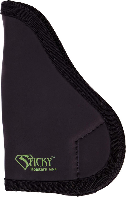 Sticky Holsters MD4 MD-4 Med Latex Free Synthetic Rubber Black Green Logo