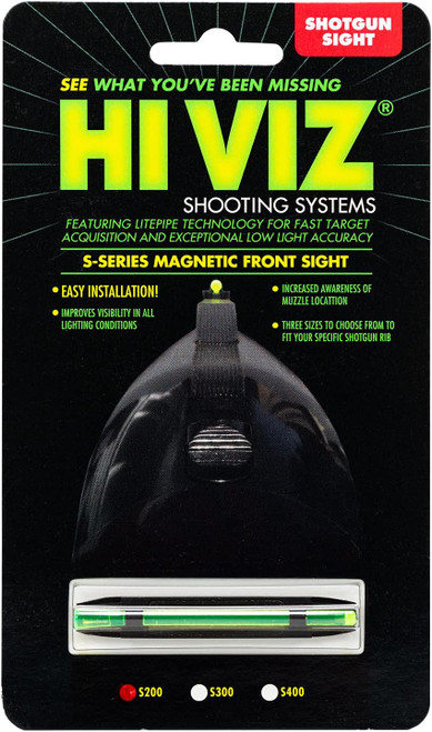 HiViz S Series Magnetic Shotgun Fiber Optic Sight Green