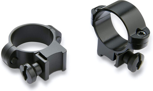 Burris 1" Rimfire Scope Rings Medium 22 Grooved Black 420071