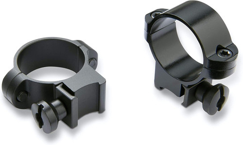 Burris 1" Rimfire Scope Rings Medium 22 Grooved Black 420071